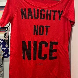 PINK Victoria's Secret Red Graphic Tee